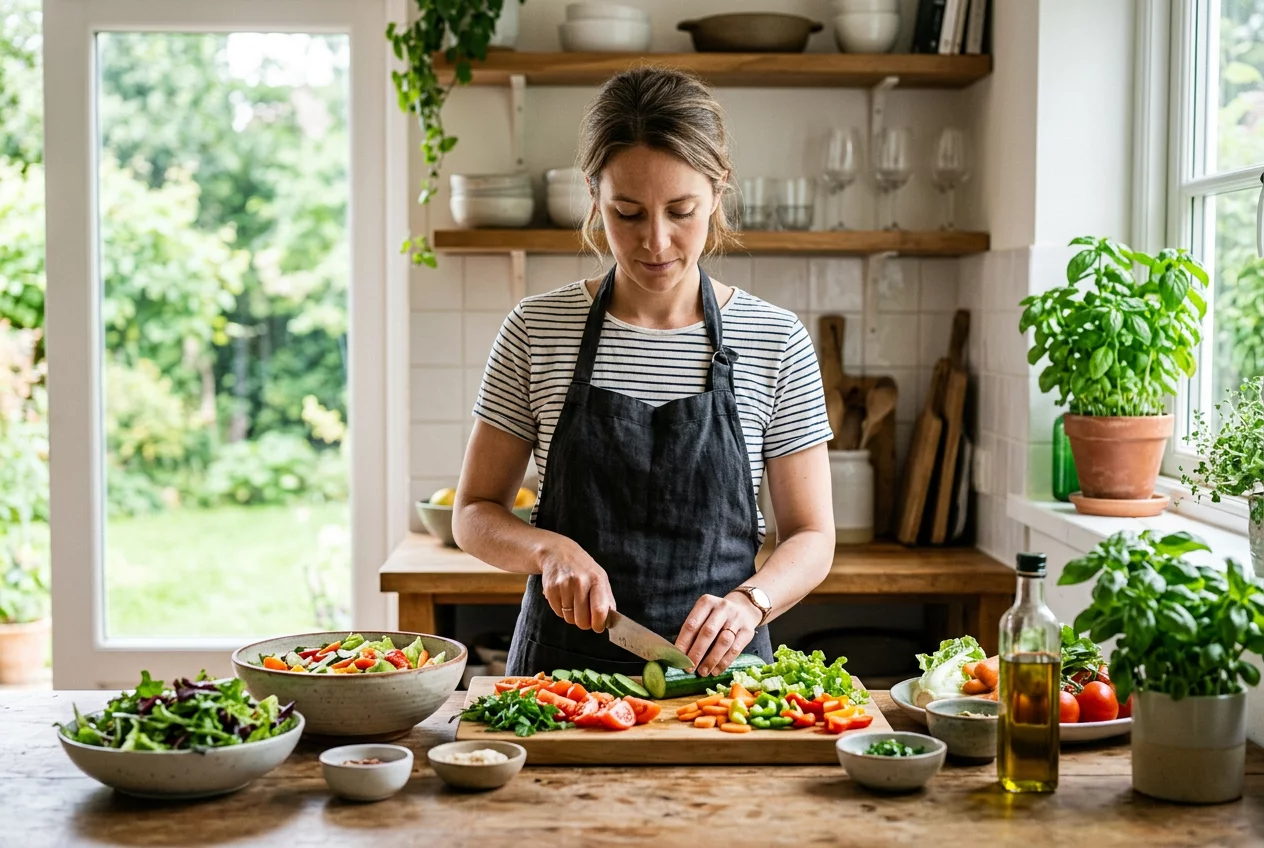 Enfoque consciente en la cocina
